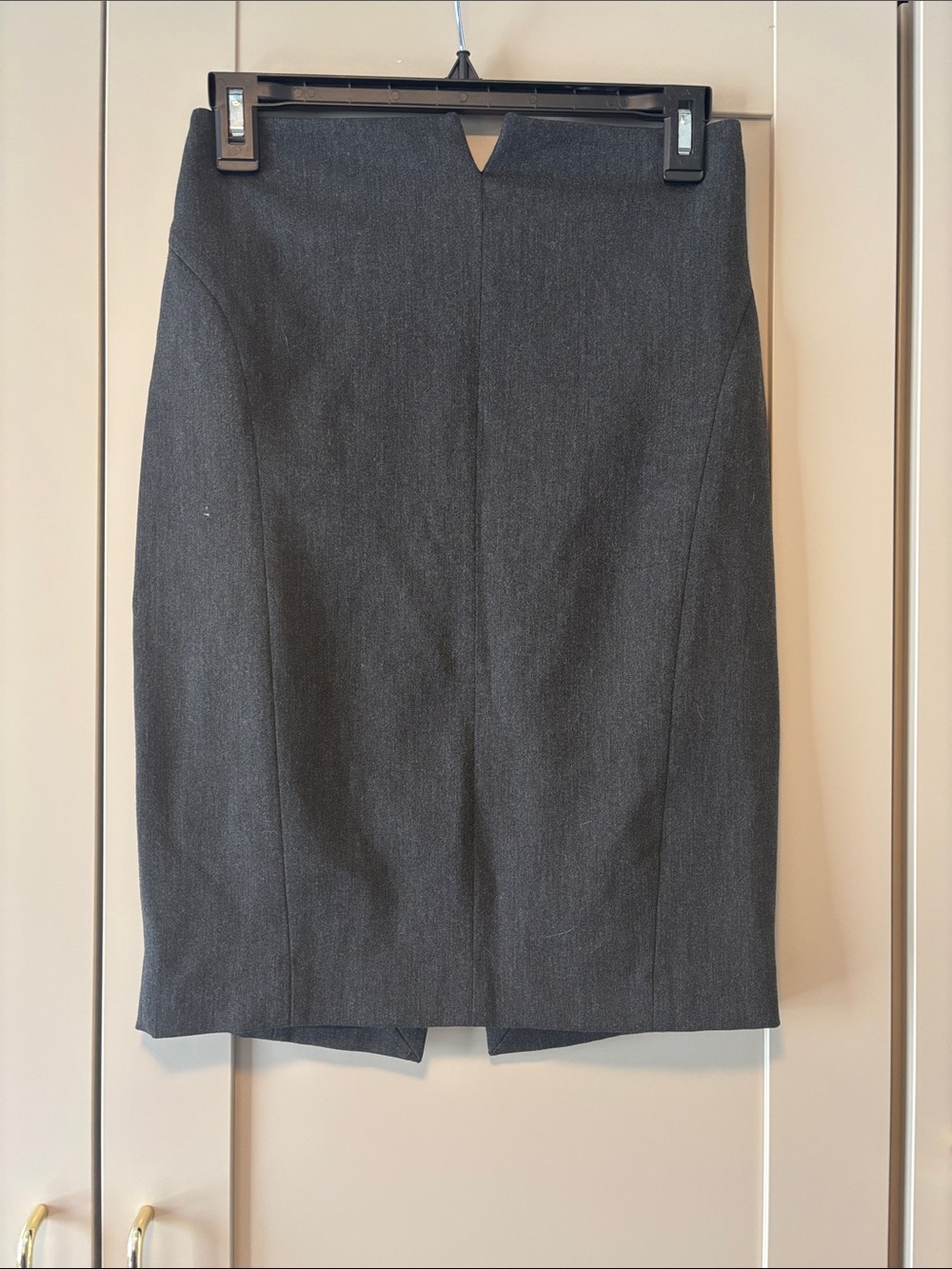 Express Charcoal Gray Pencil Skirt